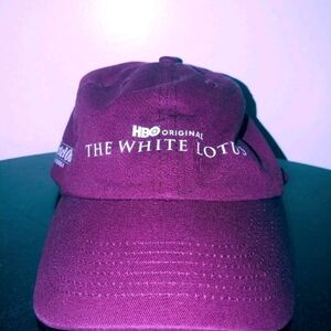 HBO White Lotus X Tanqueray X Kettle One Rare Promotional Hat Burgundy